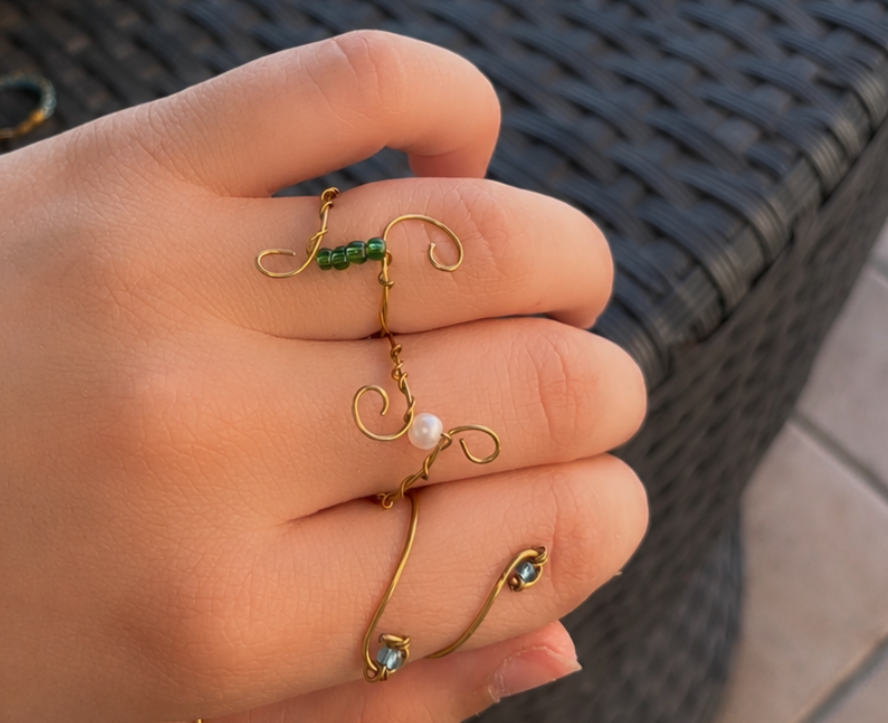 Anillo curvado