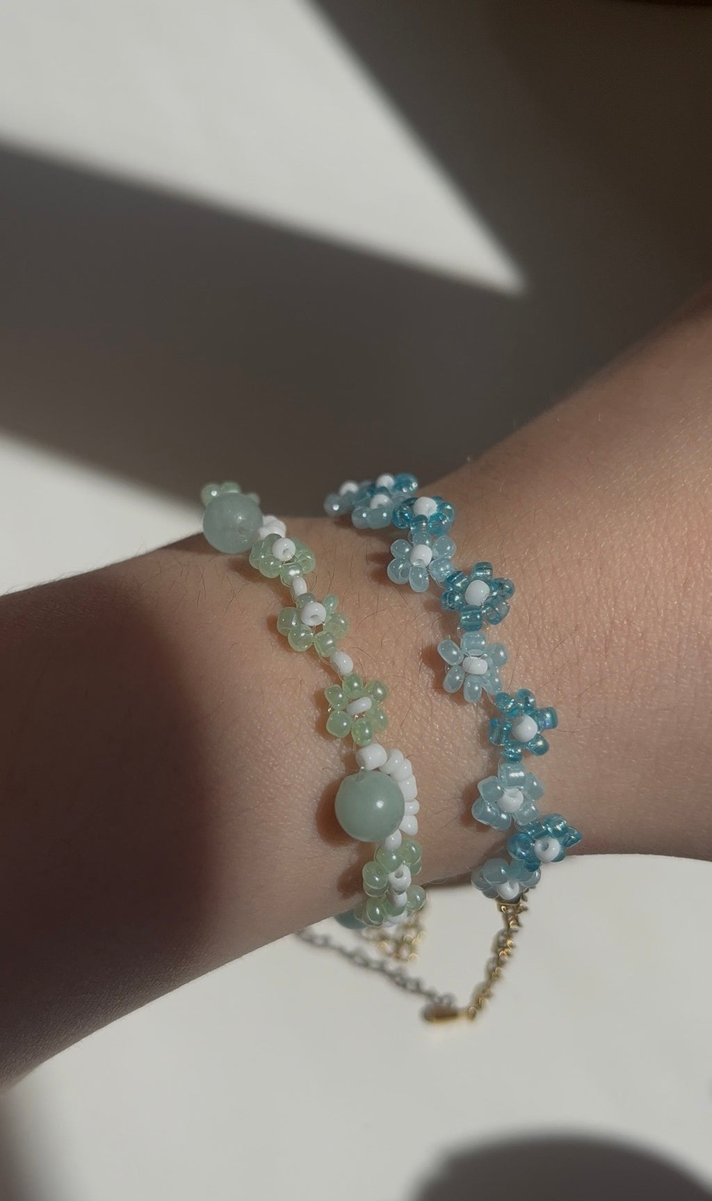 Pulseras florales